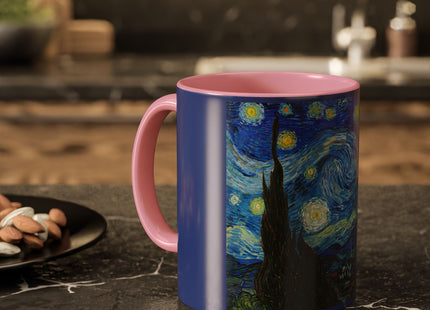 The Starry Night by Vincent Van Gogh Colorful Mugs (11oz, 15oz)