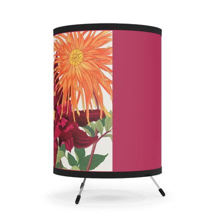 Dahlia Flower by Tanigami Kônan Tripod Lamp