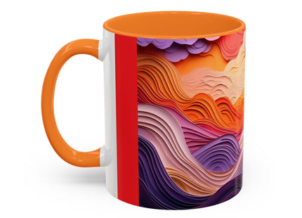 Dramatic Sunset Sky Colorful Mugs (11oz, 15oz)