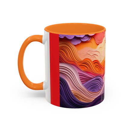 Dramatic Sunset Sky Colorful Mugs (11oz, 15oz)