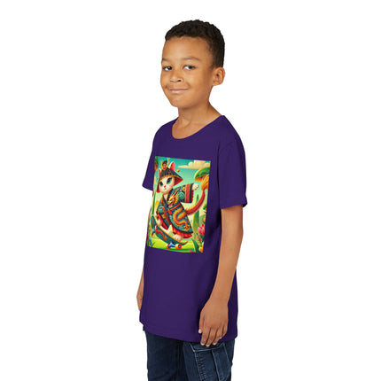 Dragon Dance on Wheels Youth Short Sleeve Tee