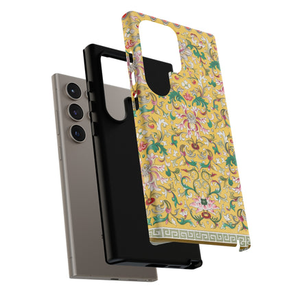 Yellow Botanical Pattern by Owen Jones Phone Cases