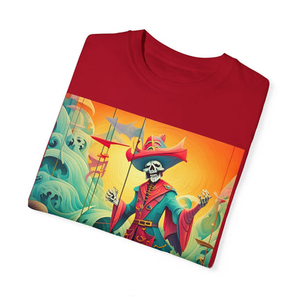 Skeleton Crew of the Misty Seas Unisex Garment-Dyed T-shirt