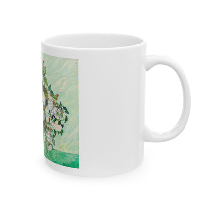 Roses by Vincent Van Gogh Ceramic Mug (11oz, 15oz)