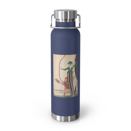 L'Arc Rouge by George Barbier Copper Vacuum Insulated Bottle, 22oz
