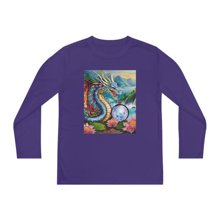 Wisdom's Guardian Youth Long Sleeve Competitor Tee – Dragon Magic & Ancient Wisdom