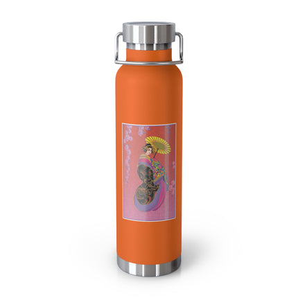 Enchanting Geisha Copper Vacuum Insulated Bottle, 22oz