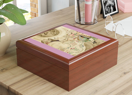 Sur talons rouges (On Red Heels) pl 01 by Gerda Wegener Jewelry Box