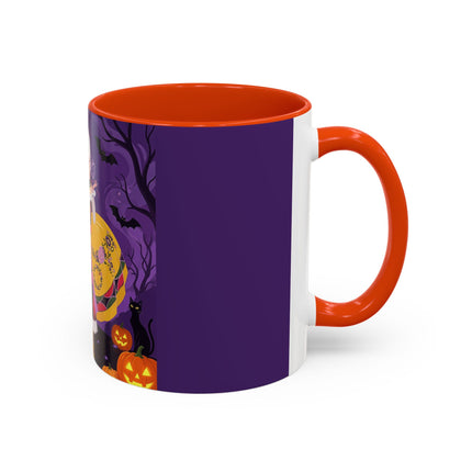 🎭🌹 The Harlequin Rose Masquerade Colorful Mug – Theatrical Halloween Romance