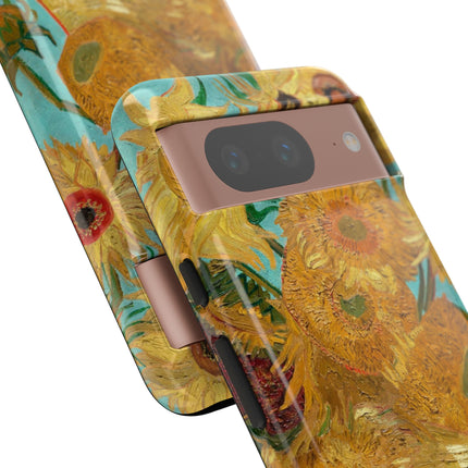Vase with Twelve Sunflowers by Vincent Van Gogh Phone Cases