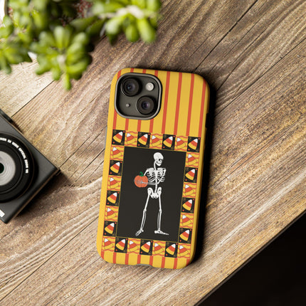 Candy Corn Skeleton Phone Cases