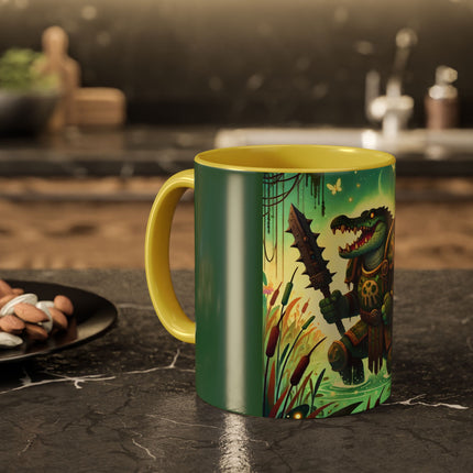 Swamp Tyrant Colorful Mugs (11oz, 15oz)