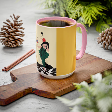 The Marionette Colorful Mugs – Theatrical Glamour & Cabaret Elegance