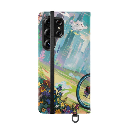 🐸🚵 Cyberpunk Frog Flip Case – High-Tech Adventure & Neon Velocity