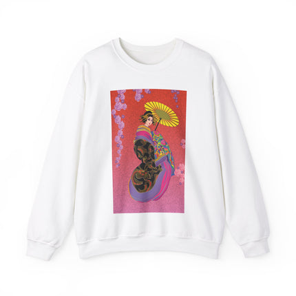 Enchanting Geisha Heavy Blend™ Crewneck Sweatshirt