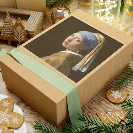 Girl with a Pearl Earring by Johannes Vermeer Kiss-Cut Stickers (4 Sizes)