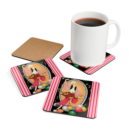 Easter Flair by Sofia Chiostri Corkwood Coaster Set
