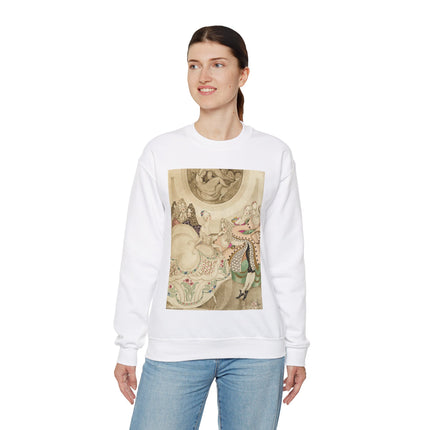 Sur talons rouges (On Red Heels) pl 01 by Gerda Wegener Heavy Blend™ Crewneck Sweatshirt