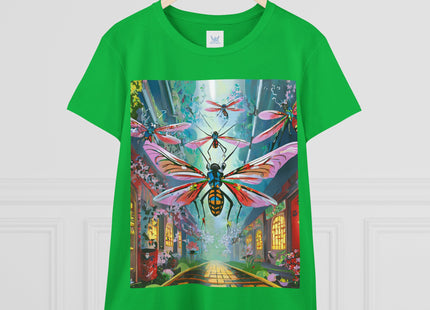 Neon Swarm Cotton Tee