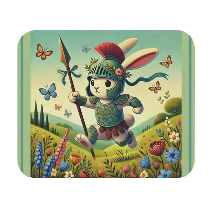 Rabbit Gladiator Mouse Pad (Rectangle)