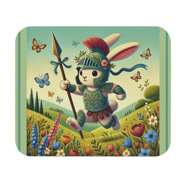 Rabbit Gladiator Mouse Pad (Rectangle)