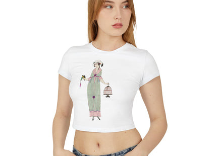 Illustrated Elegance – Parisian Fashion Tee