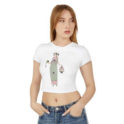 Illustrated Elegance – Parisian Fashion Tee