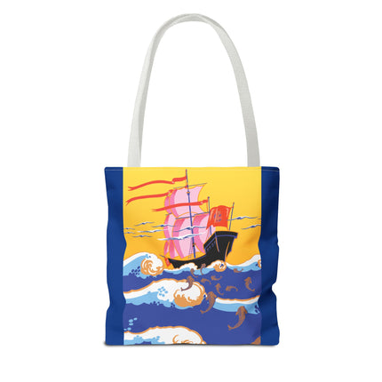 Golden Seas and Whimsical Dreams Tote Bag (AOP)