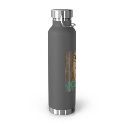 The Kiss by Gustav Klimt Copper Vacuum Insulated Bottle, 22oz