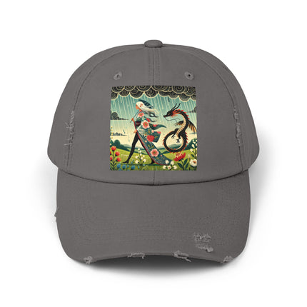 The Dragon Fairy’s Stride Unisex Distressed Cap