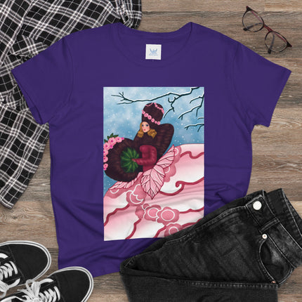 Winter Rose Empress Women's Midweight Cotton Tee