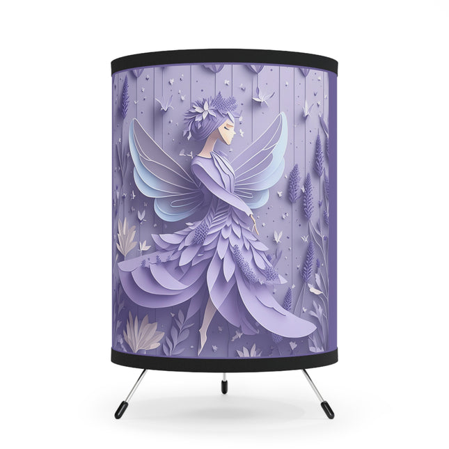 Lavender Fairy Tripod Lamp