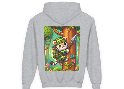 Stealthy Stripes Youth Heavy Blend Hooded Sweatshirt