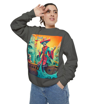Skeleton Crew of the Misty Seas Unisex Garment-Dyed Sweatshirt