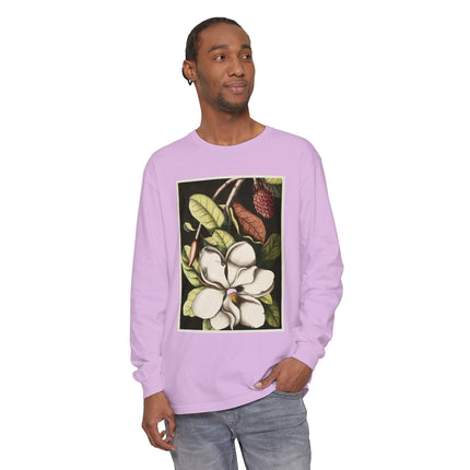 Natural History Plate 61 by Mark Catesby Garment-dyed Long Sleeve T-Shirt