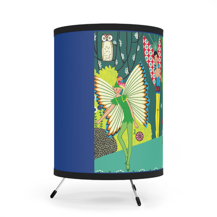 Enchanting Fairies of A Midsummer Night's Dream Tripod Lamp