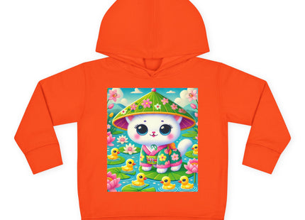 Lily Pond Stroll Toddler Pullover Fleece Hoodie