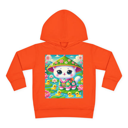 Lily Pond Stroll Toddler Pullover Fleece Hoodie