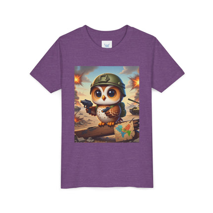Owl on the Front Lines Youth Short Sleeve Tee