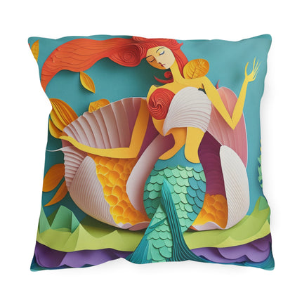 Charming Mermaid Outdoor Pillows