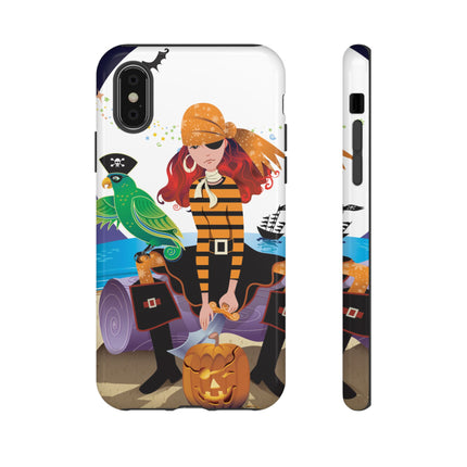 Moonlit Pirate Halloween Phone Cases