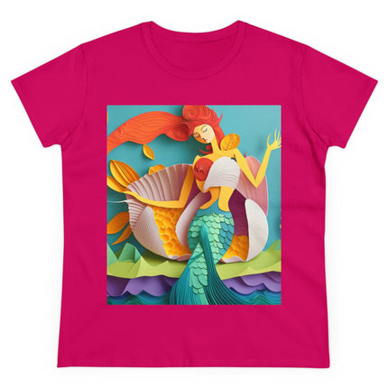 Charming Mermaid Women's Midweight Cotton Tee