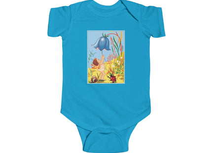 Whimsical Encounters: A Fairy's Delight Infant Fine Jersey Bodysuit