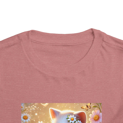 Daisy Chain Whimsy Toddler Short Sleeve Tee