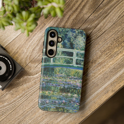 Water Lilies and Japanese Bridge by Claude Monet Phone Cases