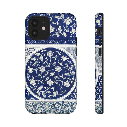 Blue Flower Pattern by Owen Jones Phone Cases