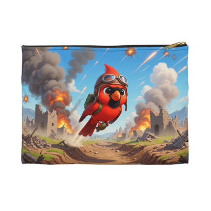Cardinal Dive Bomber Accessory Pouch – Bold Aviator & Sky Adventure