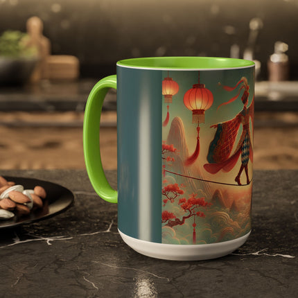 The Lantern Walker Colorful Mugs (11oz, 15oz)