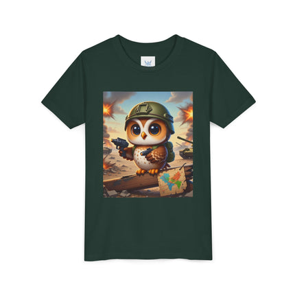 Owl on the Front Lines Youth Short Sleeve Tee
