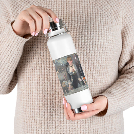 A Bar at the Folies-Bergère by Edouard Manet Copper Vacuum Insulated Bottle, 22oz